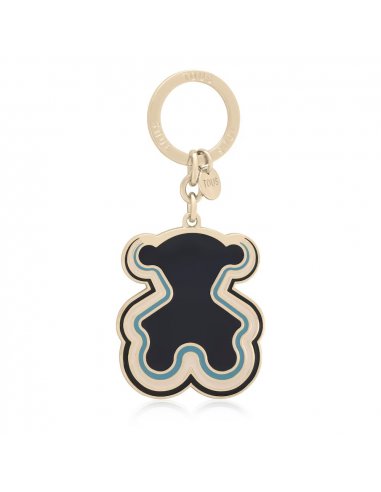 LLAVERO BEAR WAVES AZUL OSCURO-DORADO...