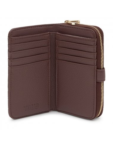 BILLETERA TOUS MEDIANA MARRÓN BRIDGE...