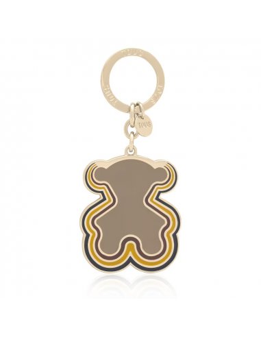 LLAVERO TOUS BEAR WAVES TOPO-DORADO...