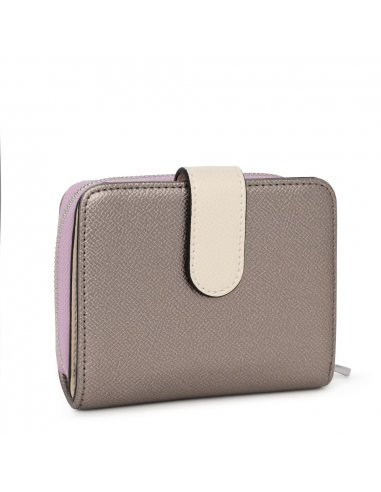 BILLETERA TOUS PEQUEÑA PLATEADA NEW...