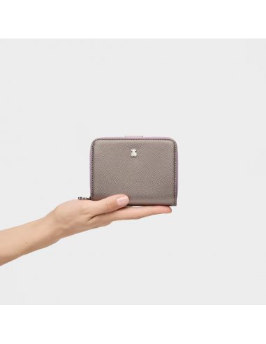 BILLETERA TOUS PEQUEÑA PLATEADA NEW...