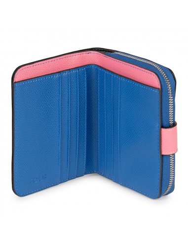 CARTERA TOUS NEW DUBAI NEGRO Y AZUL...