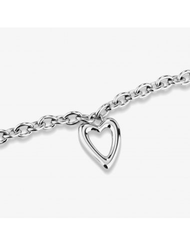 PULSERA MUJER HEARTS PLATEADO RADIANT...