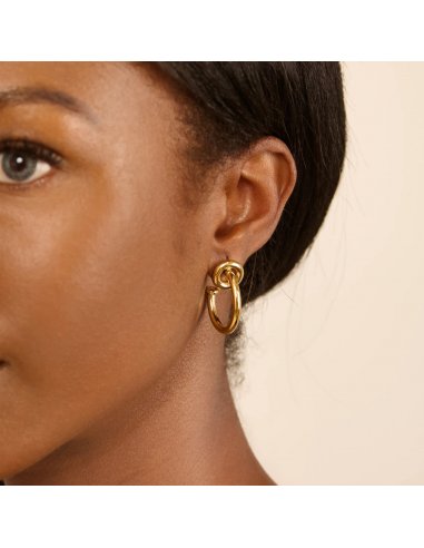 AROS MUJER CHAIN FOREVER DORADO...