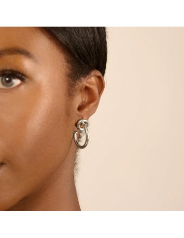 AROS MUJER CHAIN FOREVER PLATEADO...