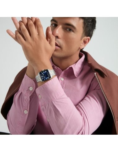 RELOJ DE HOMBRE ESFERA AZUL MARK...