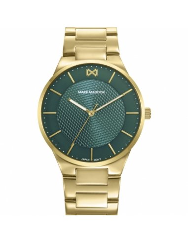 RELOJ DE HOMBRE DORADO ESFERA VERDE...