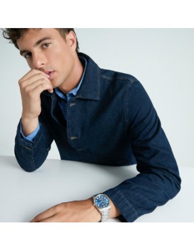 RELOJ DE HOMBRE ESFERA AZUL MARK...