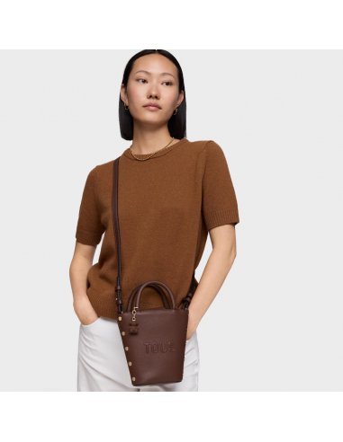 MINI BOLSO MARRÓN TOUS BACK TO BASICS...
