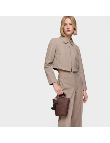 MINI BOLSO MARRÓN TOUS BACK TO BASICS...