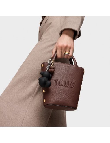 MINI BOLSO MARRÓN TOUS BACK TO BASICS...