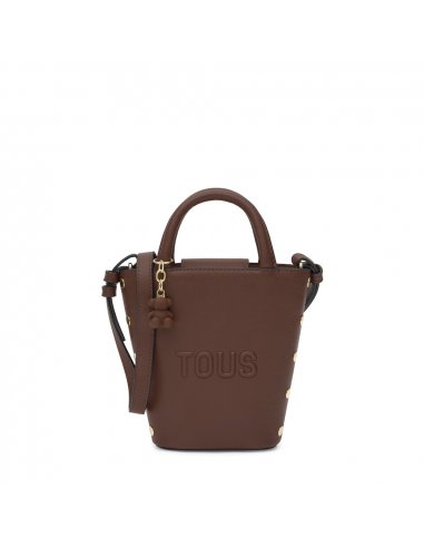 MINI BOLSO MARRÓN TOUS BACK TO BASICS...