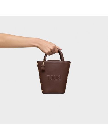 MINI BOLSO MARRÓN TOUS BACK TO BASICS...