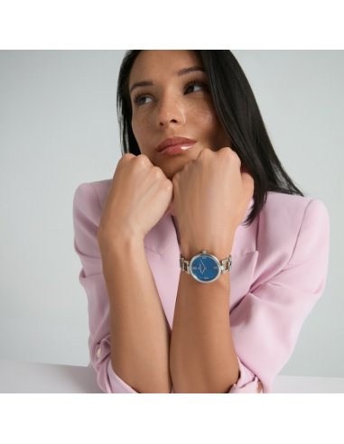 RELOJ CAJA DE ACERO,BRAZALETE DE...