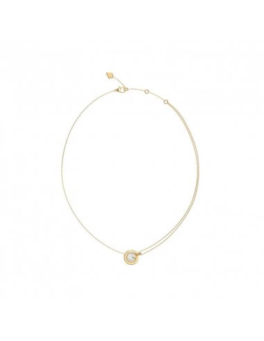 COLLAR GUESS G ACERO BAÑO ORO...
