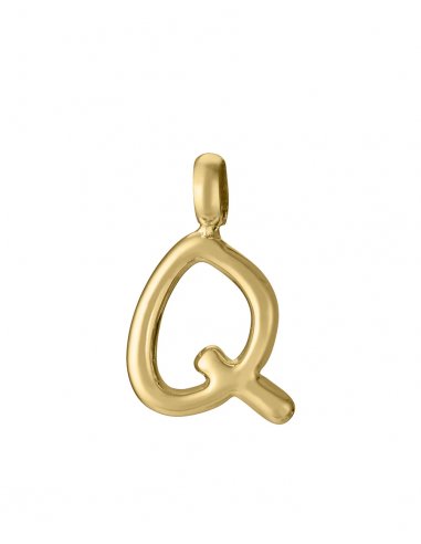 COLGANTE DE ACERO IP DORADO LETRA...