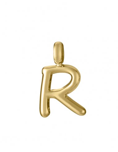 COLGANTE DE ACERO IP DORADO LETRA...