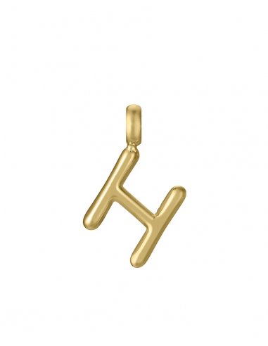 COLGANTE DE ACERO IP DORADO LETRA...