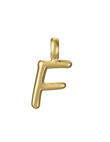 COLGANTE DE ACERO IP DORADO LETRA...