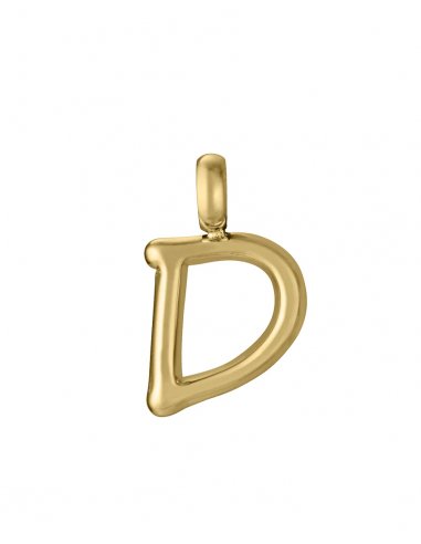 COLGANTE DE ACERO IP DORADO LETRA...