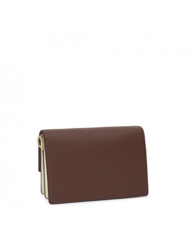 BANDOLERA MEDIANA BEIGE Y MARRÓN...