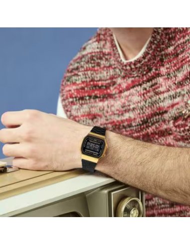 RELOJ CASIO UNISEX NEGRO DORADO CASIO...