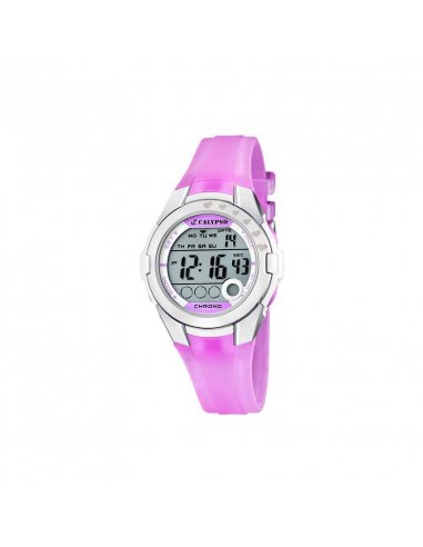 RELOJ DIGITAL CALYPSO NIÑA MORADO Y...