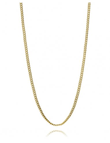 COLLAR DE HOMBRE DE ACERO IP DORADO...