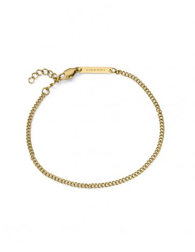 PULSERA DE HOMBRE DE ACERO IP DORADO...