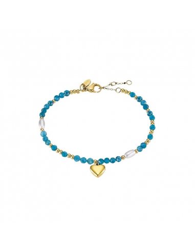 PULSERA LOTUS STYLE ACERO CORAZÓN...