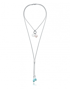 COLLAR DE ACERO CHAPADO EN...