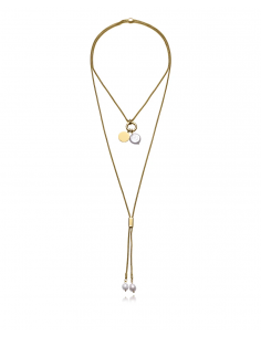 COLLAR DE ACERO IP DORADO...