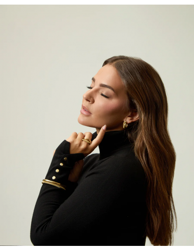 ANILLO DE ACERO IP DORADO DOBLE...