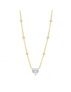 COLLAR CORAZÓN LOTUS SILVER...