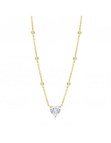 COLLAR CORAZÓN LOTUS SILVER...