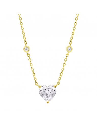 COLLAR CORAZÓN LOTUS SILVER...