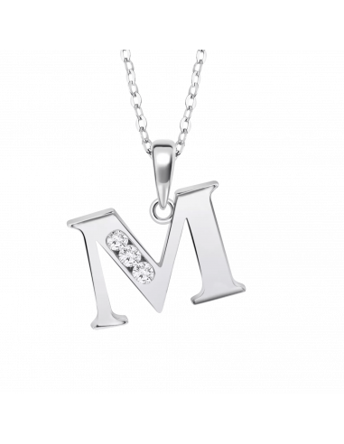 COLLAR INICIALES LOTUS SILVER PLATA,...