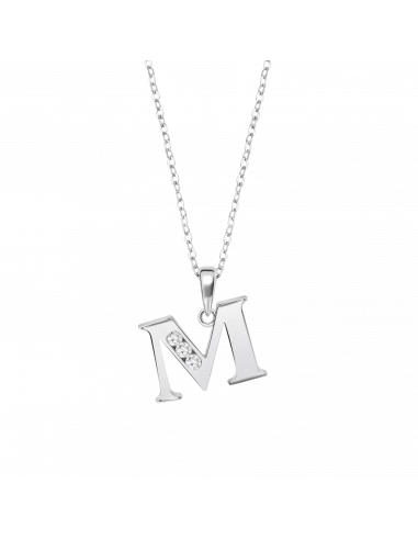 COLLAR INICIALES LOTUS SILVER PLATA,...