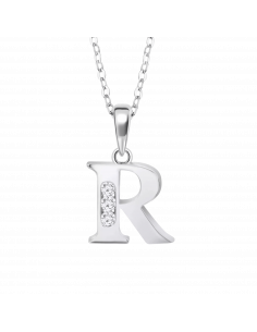 COLLAR LETRA R LOTUS SILVER... 2