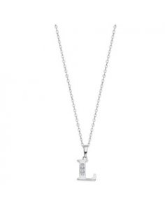 COLLAR LOTUS SILVER INICIAL...