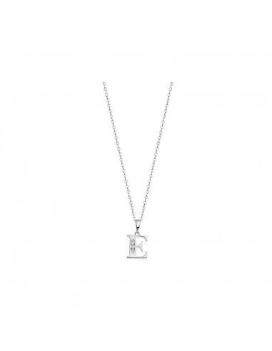 COLLAR LOTUS SILVER INICIAL CON...