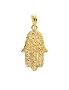 18K COLGANTE MANO FATIMA... 2