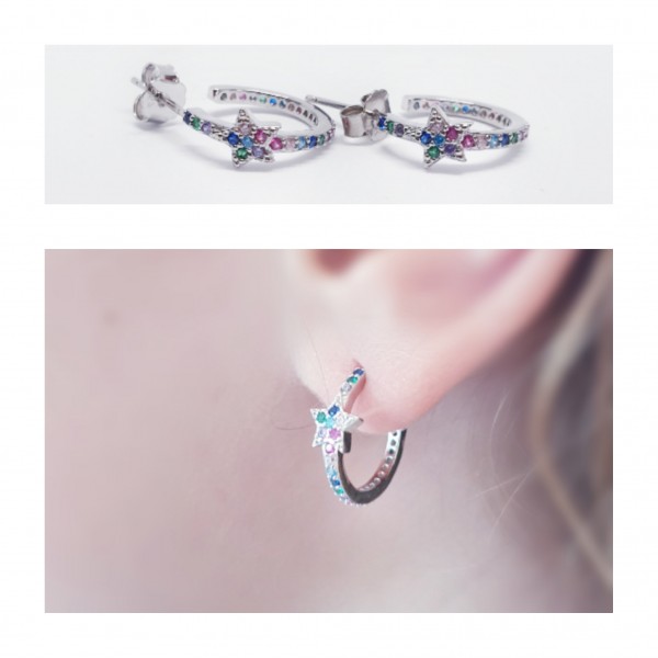 ARO ABIERTO ESTRELLA COLORIDA