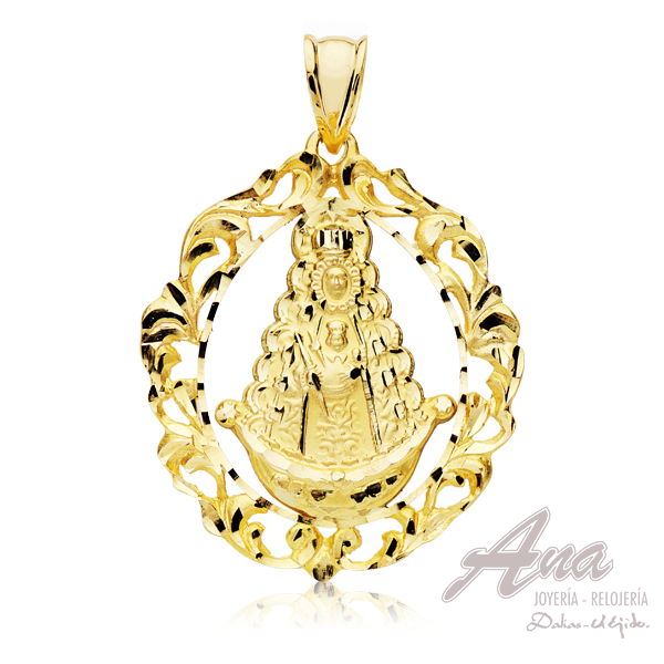 9K ORLA VIRGEN DEL ROCIO. 40X33 MM