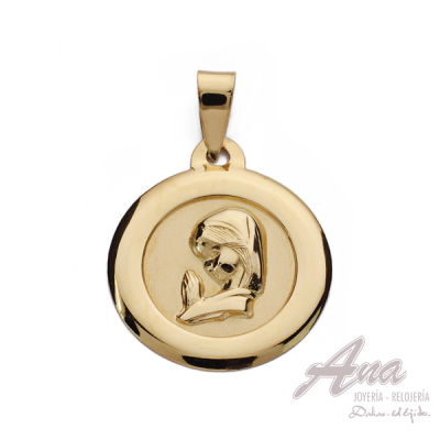 9K MEDALLA VIRGEN NIÑA...