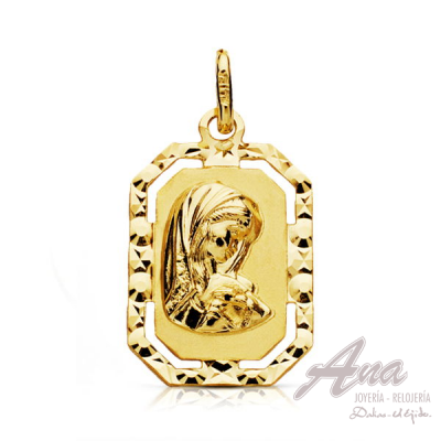 9K MEDALLA VIRGEN NIÑA...