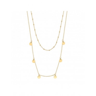 COLLAR TRENDY PLATA, MUJER...