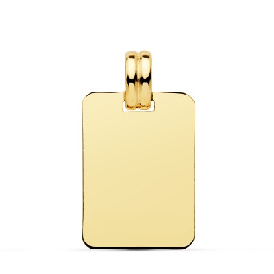 18K CHAPA LISA EN BRILLO...