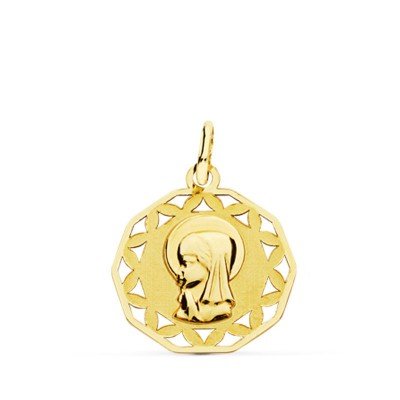 9K MEDALLA VIRGEN NIÑA...