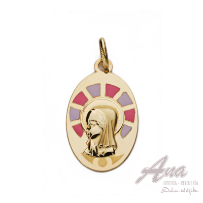 9K MEDALLA VIRGEN NIÑA...